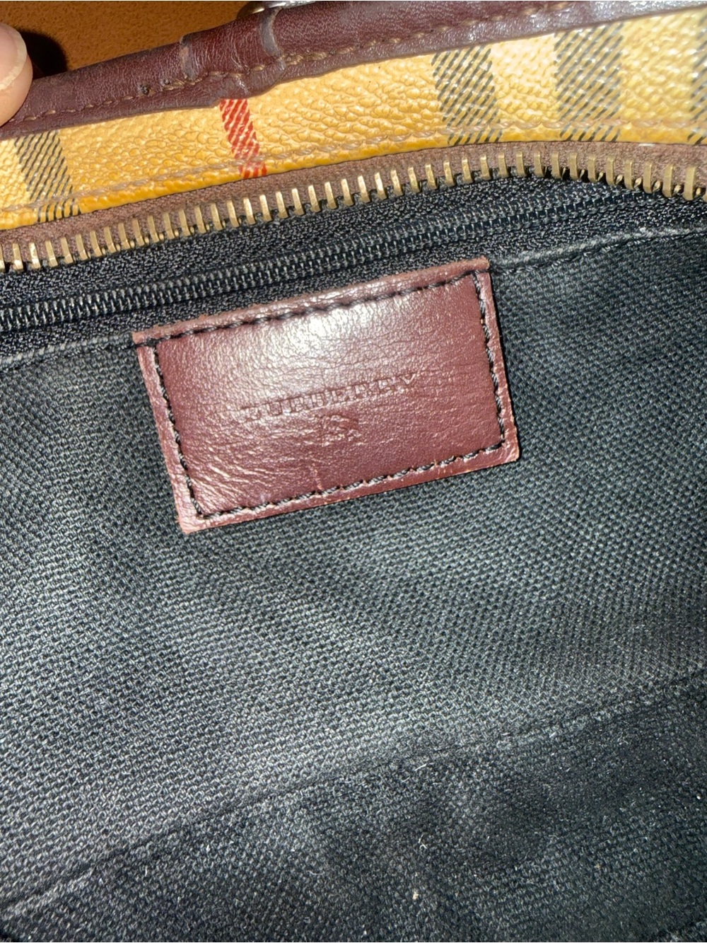Burberry Vintage Nova plaid Baguette Classic Shoulder bag - Picture 8 of 11